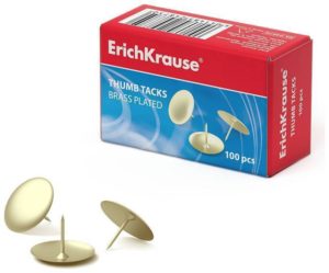 ErichKrause Πινέζες Gold (κουτί 100 τεμ) EK24875