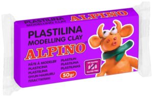 Alpino Πλαστελίνη 50gr Μωβ 581864
