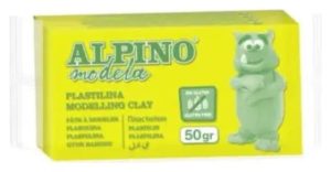 Alpino Πλαστελίνη 50gr Κίτρινο 581833