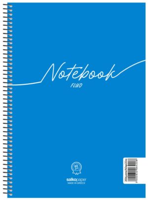 Salko Σπιράλ Notebook Fluo 17x25/180σελ. 3 Θέματα S6423