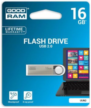 Goodram Flashdrive 16GB USB 2.0 Silver UUN2