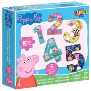 Διακάκης Puzzle Αριθμοί 1-5 Με Την Peppa Pig 482781