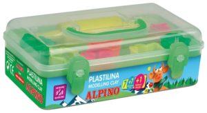 Alpino Baby Πλαστελίνη Σετ 7 Πλαστελίνες Και 7 Καλούπια DP000055