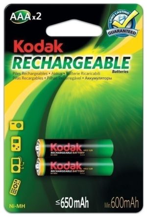 Kodak Επαναφορτιζόμενες Μπαταρίες AAA Ni-MH 650mAh 1.2V 2τμχ