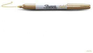Sharpie Metallic Marker Gold 1.0mm Fine