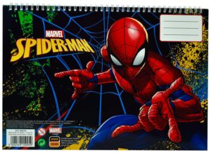 Gim Μπλοκ Ζωγραφικής 23x33cm 40φ+Sticker Spiderman 337-04416
