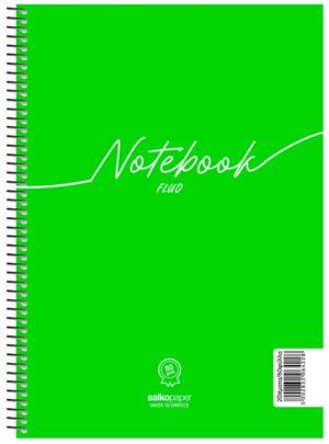 Salko Σπιράλ Notebook Fluo 21x29/120σελ. 2 Θέματα S6427