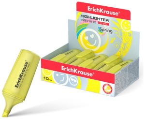 Erichkrause Υπογραμμιστής Visioline Mini Spring Κίτρινο EK48786