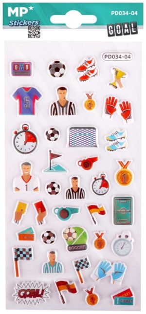 ΜP Stickers 3D Sports PD034-04