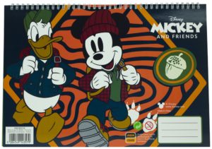 Gim Μπλοκ Ζωγραφικής 23x33cm 40φυλ +Stickers Mickey 340-85416