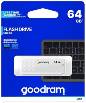 GoodRAM UME2 64GB USB 2.0 Stick Λευκό