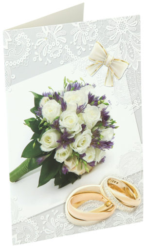 Spirit Ευχετήρια κάρτα 3D Ημέρα γάμου 02 SB404153