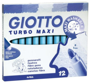 Giotto Μαρκαδόρος Χοντρός Γαλάζιος Τurbo Maxi 1040336 1ΤΕΜ