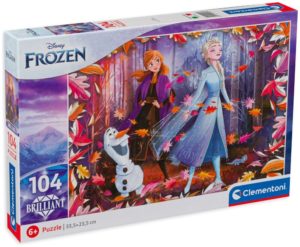 Clementoni puzzle 104 τμχ Disney Frozen Brilliant εφέ