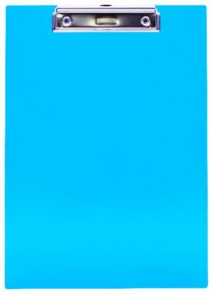 Metron Πινακίδα Σεμιναρίου Με Πιάστρα Α4 Πλαστικό Διαφ. Μπλε 745.033.L
