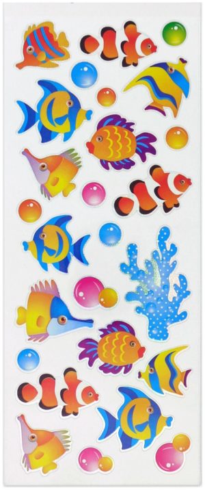 ΟΕΜ Αυτοκόλλητα Stickers Fish 31x11cm 145821000