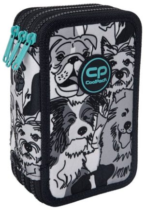 Coolpack Κασετίνα Τριπλή Γεμάτη Jumper 3 Dogs Planet F067708