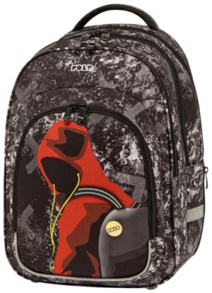 Polo Elite Σχολική Τσάντα Πλάτης Δημοτικού σε Μωβ χρώμα Μ31 x Π20 x Υ44εκ 9-01-034-8193