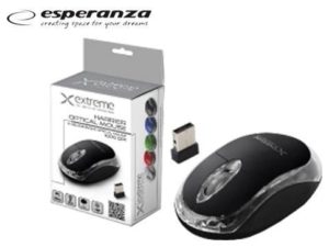 Esperanza Ποντίκι Ασύρματο USB Extreme XM-105K Μαύρο 459.92617