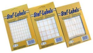 Stef Labels Ετικέτες Αυτοκόλλητες Νο12 12x24 40 φύλλων 44 τεμ/Φύλλο
