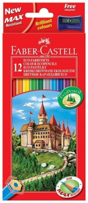 Faber Castell Ξυλομπογιές Eco Colour 12pcs 120112