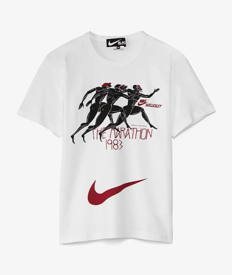 Nike T-Shirt Comme des Garçons Black Wellesley Marathon Unisex x 1H-T102-052-1-4