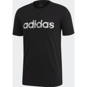 Adidas T-shirts M E CAMO LIN TEE BLACK EI9755