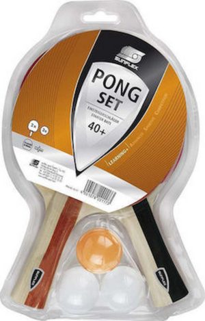 Sunflex Ρακέτα Ping Pong Σετ 2 ρακέτες & 3 μπαλάκια 97230