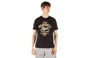 RUSELL Athletic μπλούζα κοντομάνικη Raw Edge T-Shirt BLACK A2-007-1-099