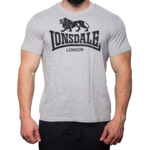 Lonsdale μπλουζάκι T-Shirt LOGO GREY 119083-1004