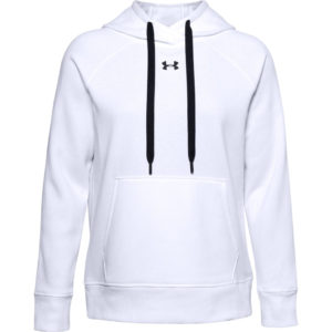 UNDER ARMOUR Rival Fleece HB Hoodie SWEATER WHITE 1356317-100