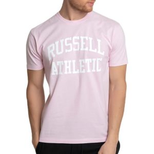 RUSELL Athletic μπλούζα κοντομάνικη CREWNECK TEE SHIRT PINK A1-083-651