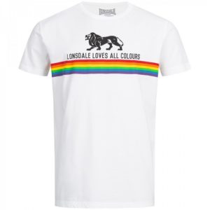 Lonsdale μπλουζάκι T-Shirt NELSON WHITE 111011-7000
