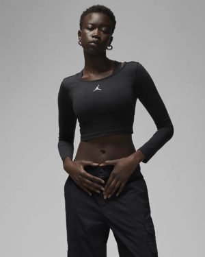 Nike Jordan Jordan Flight Women s Top BLACK DQ4465-010