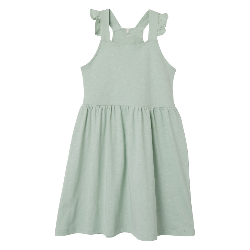 Φόρεμα παιδικό NAME IT Heria Mint 8-9 ετών (128-134εκ.)