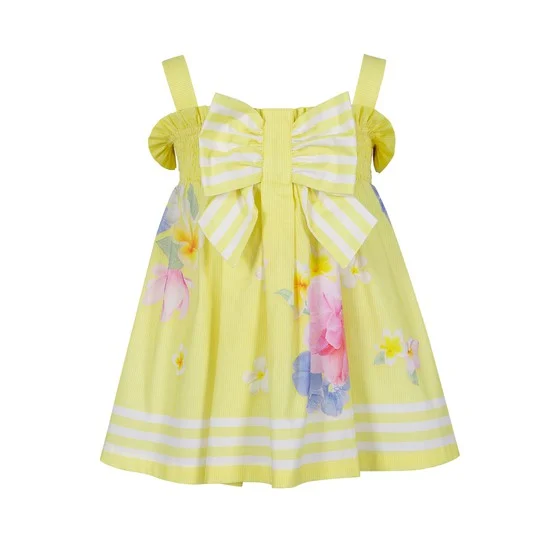 Παιδικό Φόρεμα Lapin με τιράντες Yellow