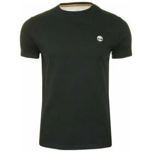 T-shirt ανδρικό Timberland με λαιμόκοψη Black XL