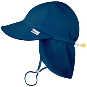 Καπέλο Green Sprouts UPF 50+ eco flap breathable Navy Blue 9-18 μηνών (74-86εκ.)