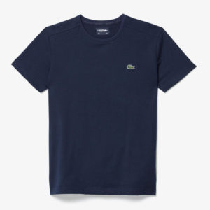 T-shirt ανδρικό Lacoste με λαιμόκοψη Navy Blue L