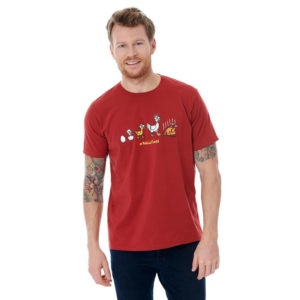 Ανδρικό T-shirt ZURINGO Red Kukuxumusu XXXL