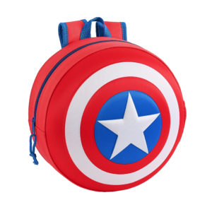 Tσάντα σχολική 3D Captain America