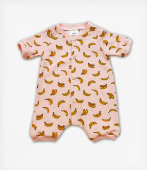 Ολόσωμο Φορμάκι Banana Pink Tiny Toes 6-12 μηνών (68-80 εκ.)