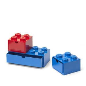 LEGO® Κουτιά αποθήκευσης Σετ 3τμχ (ΚΟΚΚΙΝΟ-ΜΠΛΕ) - 43250800