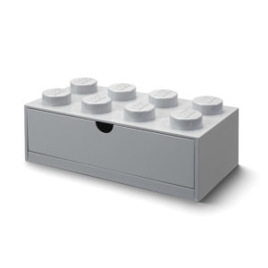 Κουτί αποθήκευσης LEGO®ορθογώνιο μεγάλο γκρι συρταρωτό 31,6x15,8 x11,3cm