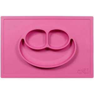 Δίσκος και πιάτο σε ένα Happy mat in Pink Ezpz
