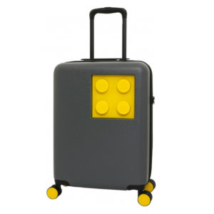 Βαλίτσα καμπίνας-τρόλεϊ LEGO® BRICK 2X2 S Grey-Yellow