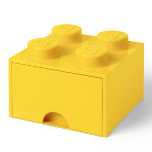 LEGO® ΚΟΥΤΙ ΑΠΟΘΗΚΕΥΣΗΣ ΤΕΤΡΑΓΩΝΟ ΚΙΤΡΙΝΟ ΣΥΡΤΑΡΩΤΟ 250x250x180 - 40051732