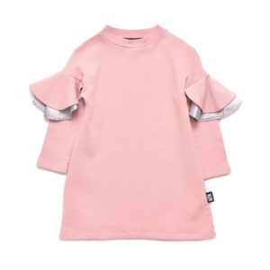 Φόρεμα παιδικό HEART ON Pink Little Man Happy 6-7 ετών (116-122εκ.)