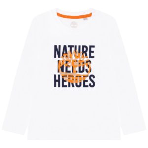 Μπλούζα μακρυμάνικη Nature Needs Heroes Timberland 11-12 ετών (146-152εκ.)