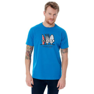 Ανδρικό T-shirt Hitchcook Blue Kukuxumusu XXL